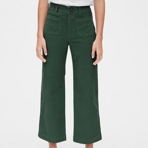GAP high waist wide leg corduroy pants